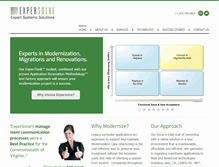 Tablet Screenshot of expersolve.com